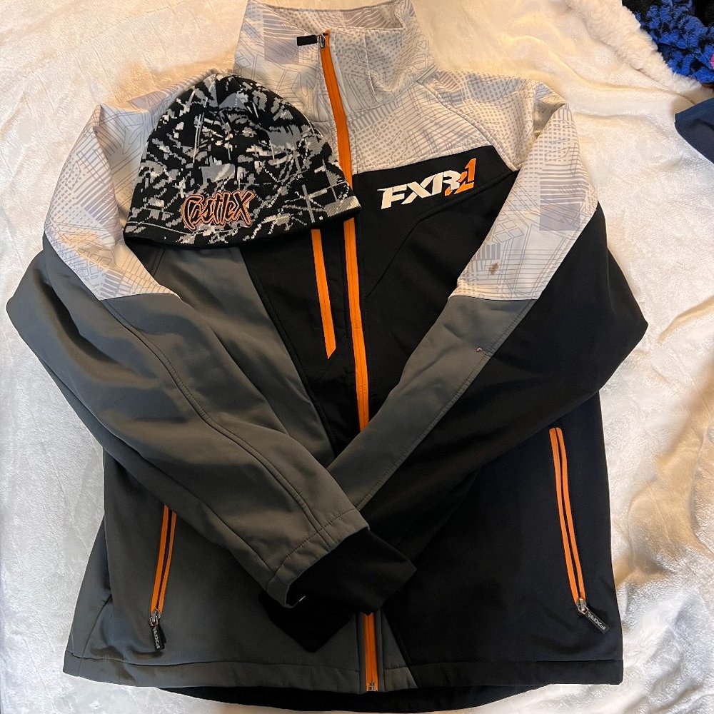 Snowmobile Jacket and Hat